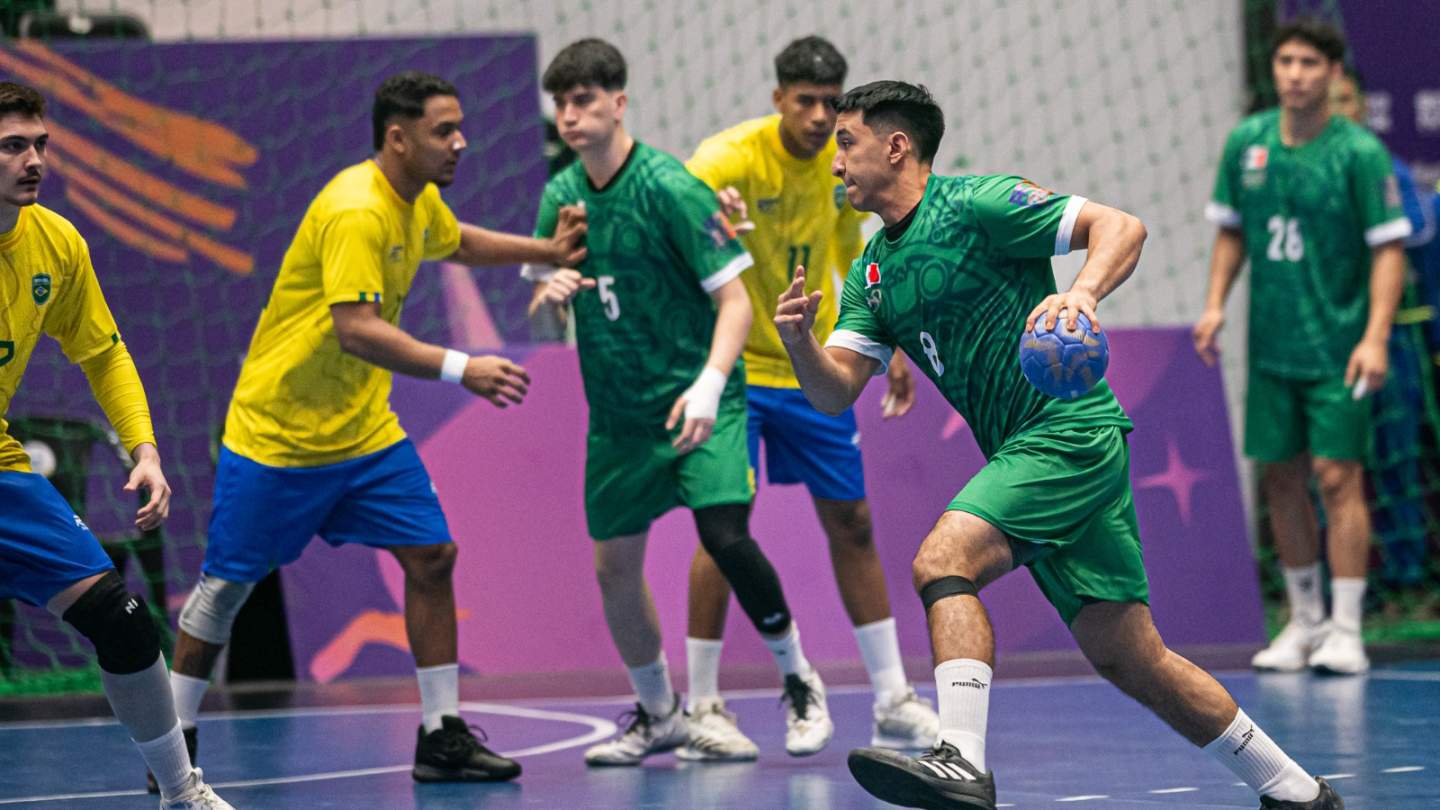 JUGADORES SONORENSES SOBRESALEN EN EQUIPO DE HANDBALL MEXICANO EN JPJ 2025 